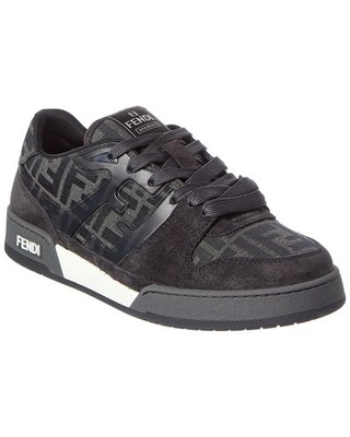 Fendi Match Ff & Suede Sneaker Men's