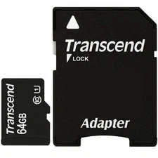 Transcend 64GB microSDXC 300x UHS-I Class 10 Memory Card
