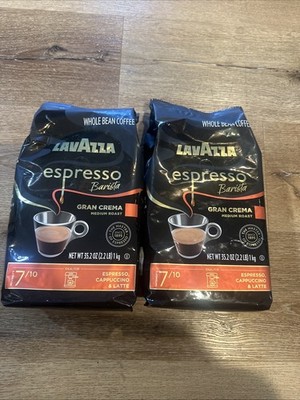 Lavazza Espresso Barista Gran Crema Whole Bean Coffee ( 2-pk , 4.4 lb)