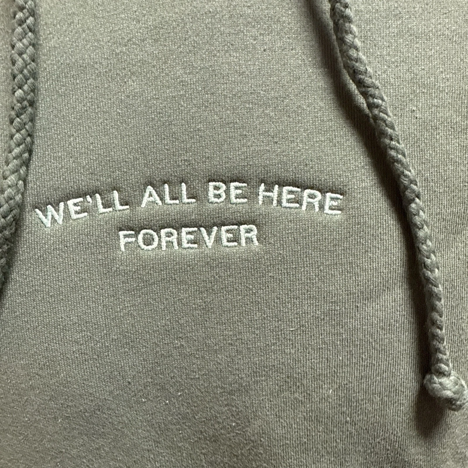Noah Kahan Hoodie We'll All Be Here Forever Green