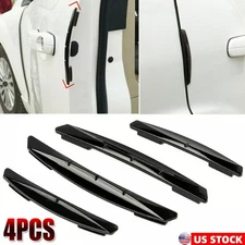 4PC Car Door Edge Gap Guard Anti-collision Corner Bumper Strip Scratch Protector