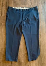 Amazon Essentials Men's Big & Tall Flat Front Dress Pants - Blue - 50 x 30
