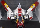 LEGO Star Wars Republic Attack Shuttle Incomplete No Minifigures Used