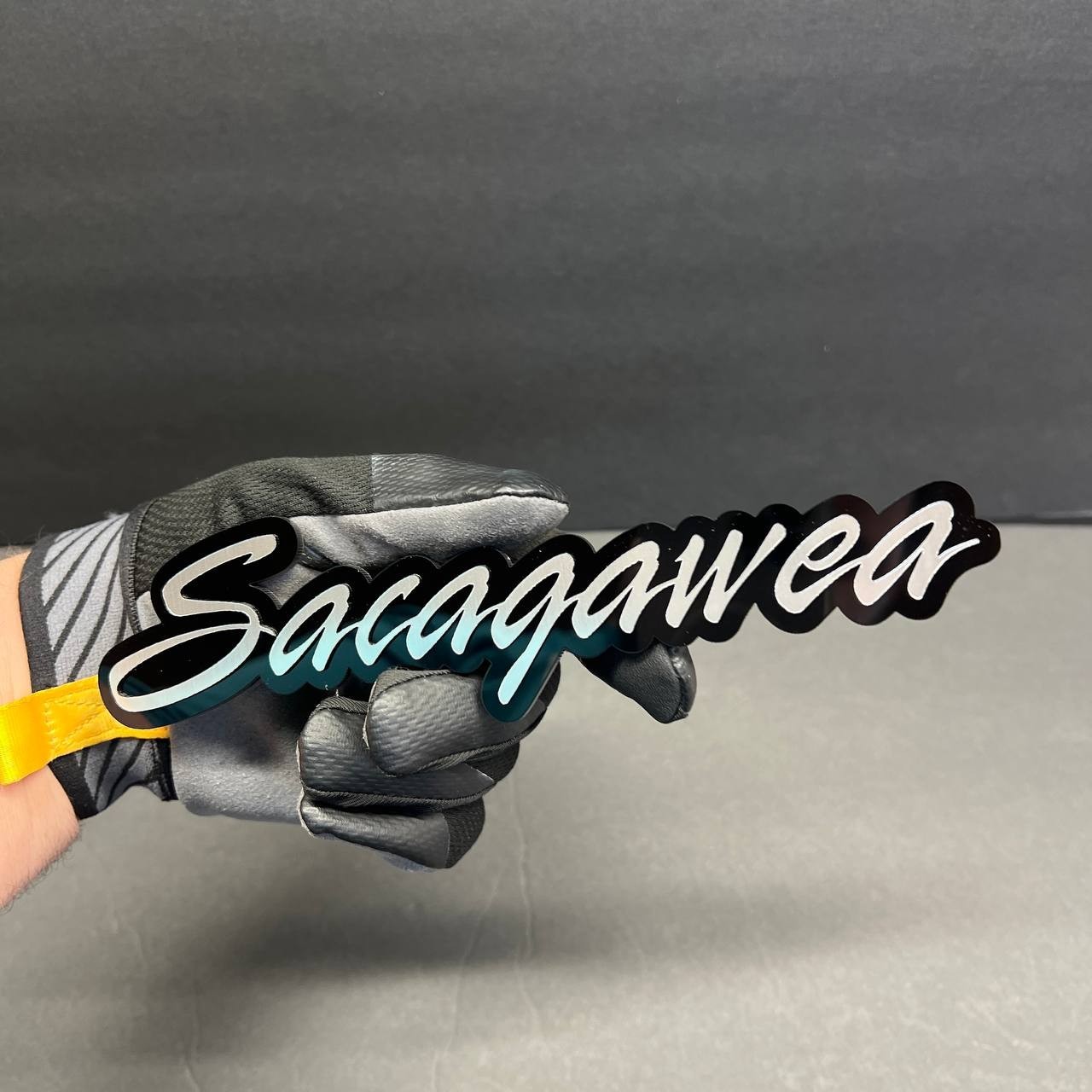 Custom Multicolor Personalized 3D Name Logo Laser Cut Acrylic Emblem Car Badge