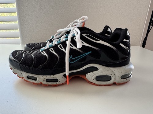 Nike Air Max Plus Tn SE CZ1651-001 Black White Teal Red Men's Size 8.5 - Picture 2 of 15