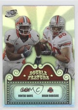 2009 Press Pass Signature Edition Double Feature Vontae Davis Brian Robiskie 0b5