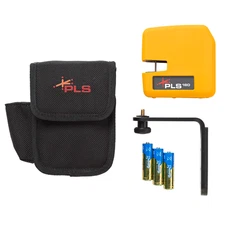 New PLS 180R Cross‑Line Laser Level Kit – Red Beam, Self‑Leveling, 30 h Runtime