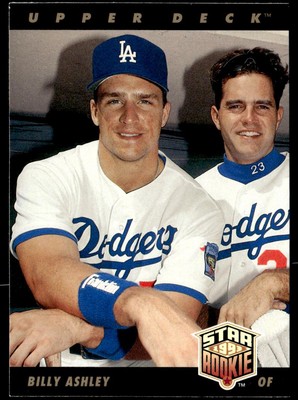1993 Upper Deck #22 Billy Ashley Los Angeles Dodgers Star Rookie
