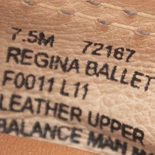 Frye Regina Gray Snakeskin Texture Ballet Flat Size 7.5 - Picture 9 of 11