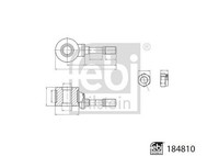Febi Bilstein Koppelstange Vorne Seat Cordoba Ibiza 2 Toledo 1 VW Caddy 2 Polo 3
