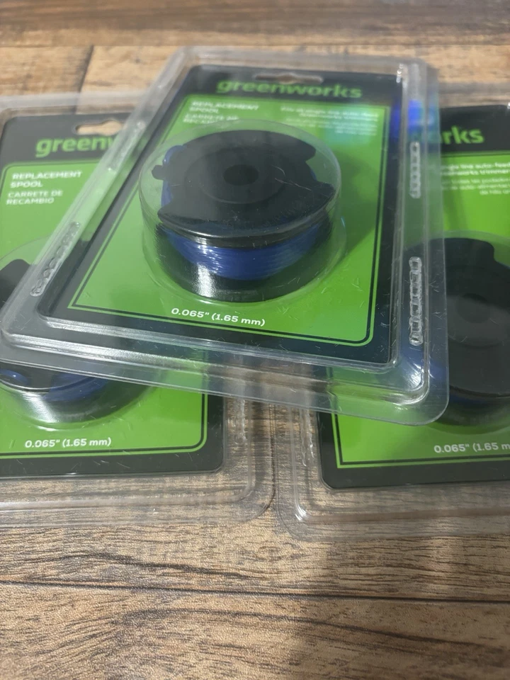 Greenworks Trimmer Replacement Spoil - Blue - Image 3 of 3