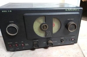 Vintage Hallicrafters S-38B HAM Radio Shortwave 4-band Receiver For Parts As Is