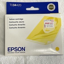 EPSON Stylus Photo 2200 T03420 Yellow Ink Cartridge EXPIRED January 2009