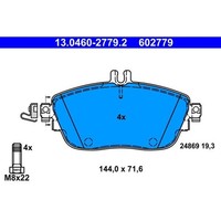 ATE 13.0460-2779.2 Bremsbelagsatz, Scheibenbremse