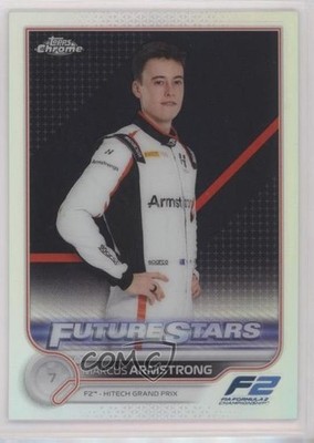 2022 Chrome Formula 1 F2 Racers Future Stars Refractor Marcus Armstrong #84 ux8