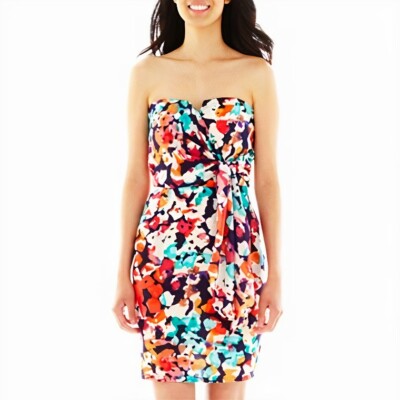 Fynn & Rose Strapless Hawaiian Print Dress Size 4P, 10P NEW Msrp $70.00 | eBay Fynn & Rose Strapless Hawaiian Print Dress Size 4P, 10P NEW Msrp $70.00 | eBay