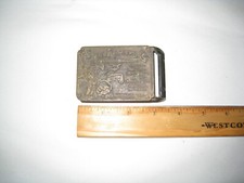 Belt Buckle Sears Roebuck Satisfaction Guaranteed Catalog No 104 ILL 2 x 2 7/8