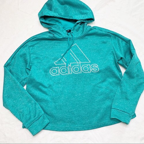 adidas hoodie turquoise