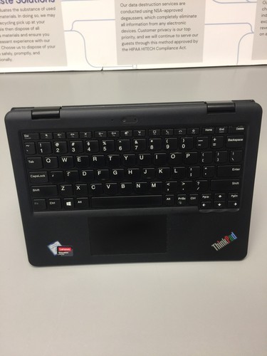 lenovo thinkpad 11e intel core M3-8100 Y cpu 1.10 ghz 11.5'' 128 GB SS 4 GB RAM - Afbeelding 8 van 21