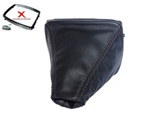 Schaltmanschette Fur Ford C-Max II 2010-2019 Leder Grau Naht