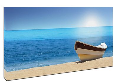 Stampa Su Tela Quadro Su Tela Telaio Turchese Italia Città Tramonto Vista Sul Mare 61 Cucina Camera Da Letto Salone Corridoio 100 X 50 Cm | Leroy Merlin - Foto 13