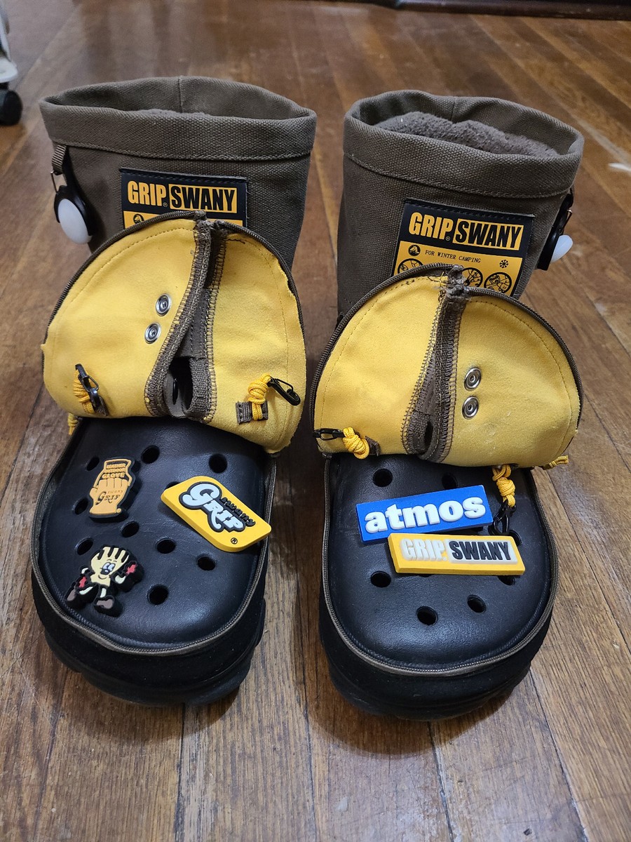 靴 All-Terrain Clog crocs.atmos GRIP SWANY Crocs Classic All-Terrain Clog GRIP SWANY atmos Black