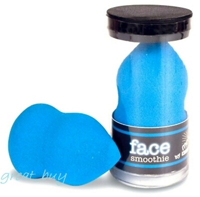 MEHRON FACE SMOOTHIE SPONGE FOAM_MAKEUP COSMETICS APPLICATOR_BLUE
