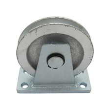 Cable Pulley Lifting Block 1 Ton 125MM (Vertical 8MM Wire Rope Hoist Galvanised)