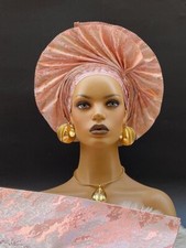 Adejoke African Headtie Auto Gele, Headgear.