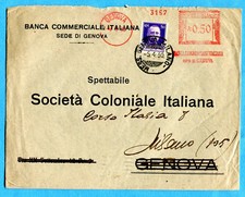 IMP.c.50 ISOLATO + AFFRANCATURA MECCANICA X RISPEDIZIONE DOPPIO PORTO (277395)