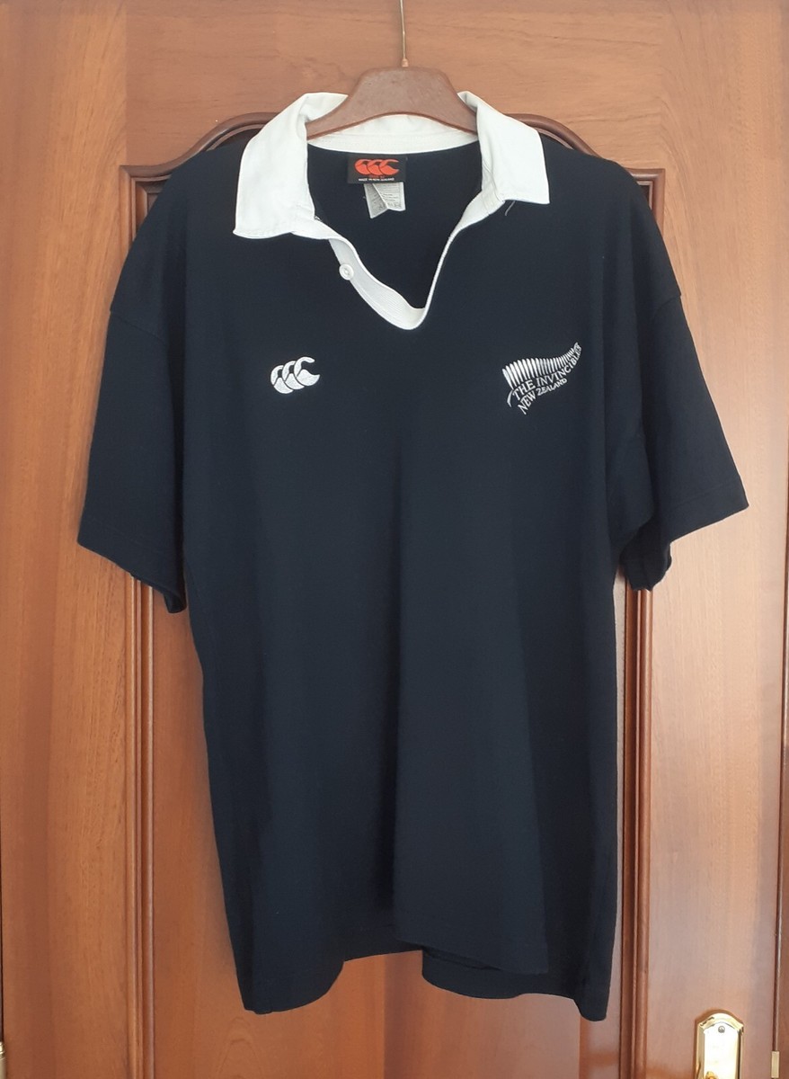 New Zealand Rugby Shirt 1998 All Blacks Invincibles Canterbury