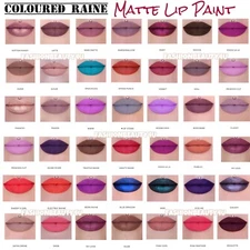 Coloured Raine LIP PAINT Liquid Lipstick FULL SZ Rare Shades BNIB ☆ Choose Color