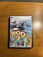 Zoo Tycoon 2 with Marine Mania Expansion Pack 2006 PC CD for Windows CIB