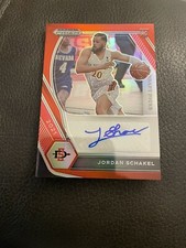 2021 Prizm Draft Picks Jordan Schakel Auto #/109 Rookie RED Prizm RC MINT SP