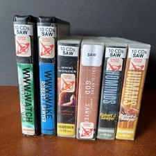 Lot: 6 Robert J Sawyer Audio Book CD Set WWW Trilogy Neanderthal Parallax God