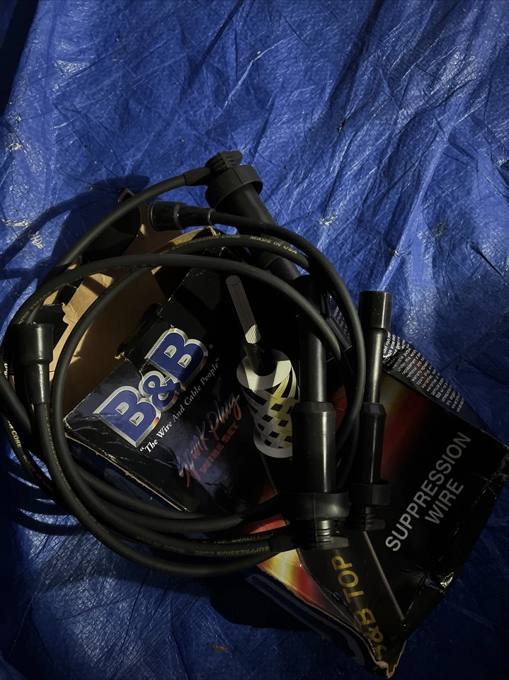 Juego de 3 cables de bujía b&b para kia sedona 2005 Foto 2 de 3