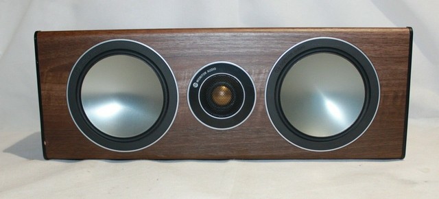 monitor audio bronze centre walnut