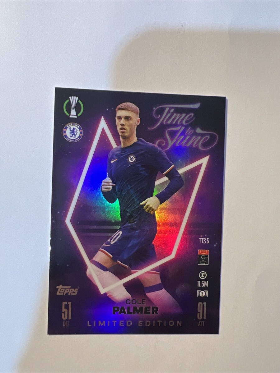 COLE PALMER TOPPS Match Attax 24/25 TIME TO SHINE Card # TTS COLE PALMER TOPPS Match Attax 24/25 TIME TO SHINE Card # TTS