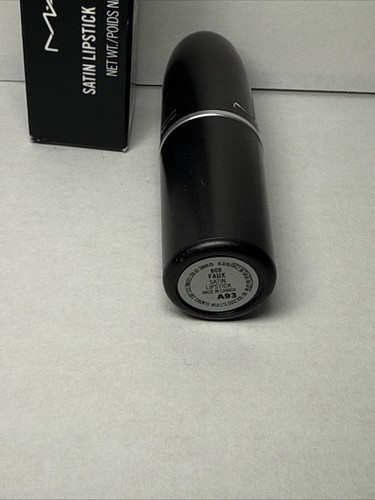 MAC Satin Lipstick FAUX 808 .10 oz ORIGINAL RARE NIB TRUSTED SELLER FREE SHIP! - Picture 3 of 3