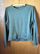 All in Motion Olive Green Sweatshirt Women's Small with Pockets Thumbhole