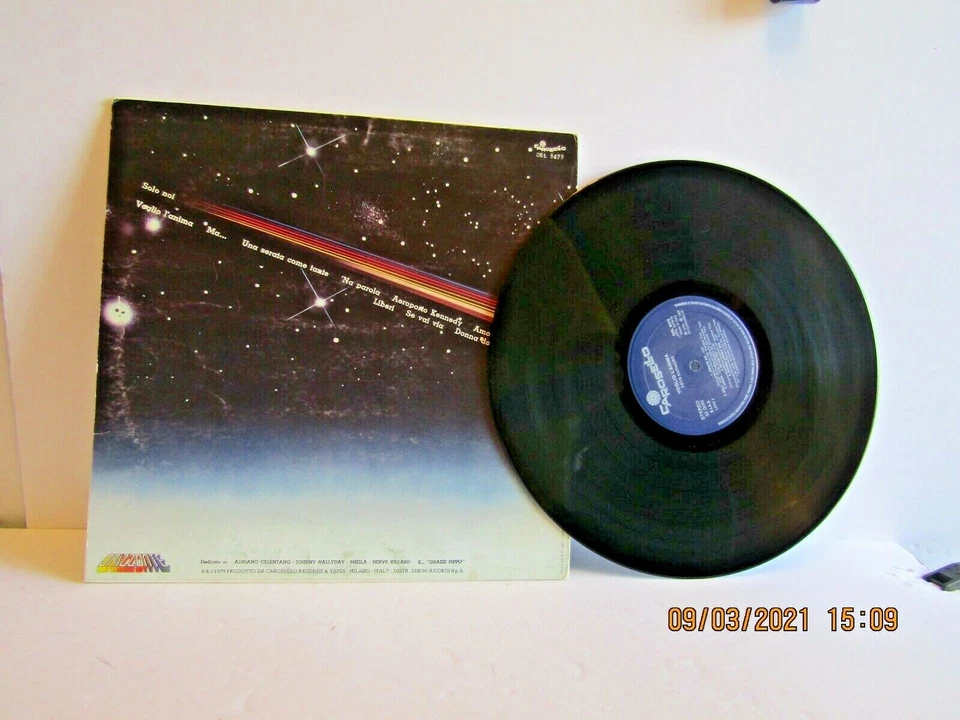 1-LP-TOTO CUTUGNO-VOGLIO L'ANIMA-CAROSELLO REC.-ORL-8478-ITALY 1980-RE-BLUE LBL - Image 2 of 2