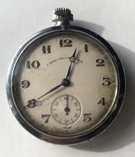 Chronometre Swiss Made Open Face Pocket Watch Hand-wind 