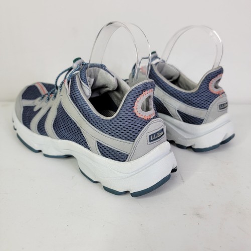 LL Bean Shoes Mens 8.5 Blue Tek Dri-Lex Trail Running Low Top Hiking Sneakers - Picture 4 of 11