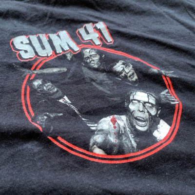 Sum 41 Band Gift For Friends Black T-Shirt Cotton All Size DO562