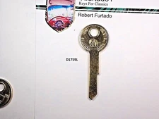 Key Blank for Chrysler - Dodge - Desoto - Plymouth 1959 - 64 trunk/gbox (D1759L