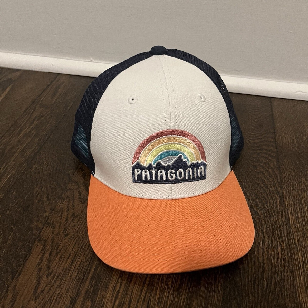 PATAGONIA Snapback Rainbow Trucker Hat Cap Adjustable Womens Pride