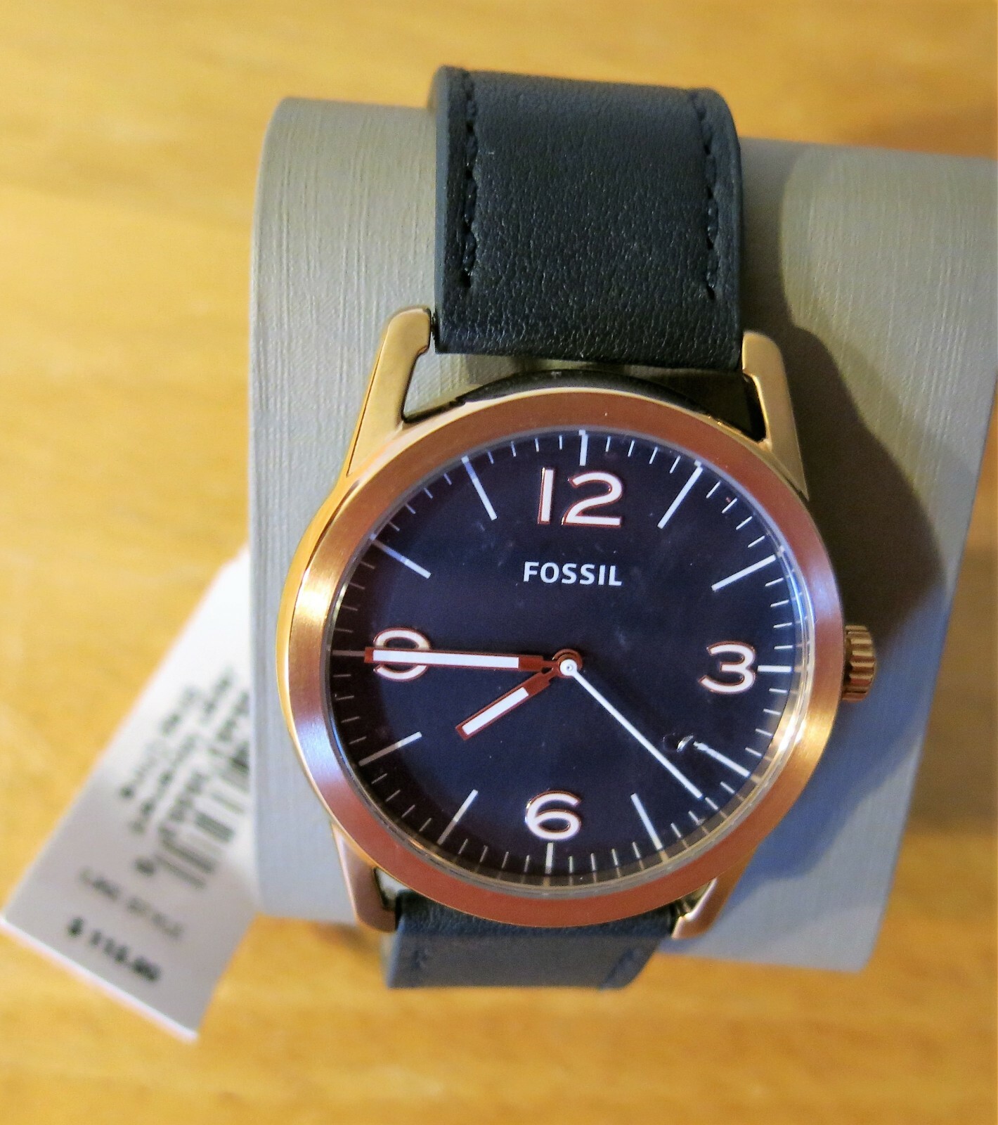 Fossil BQ2306 Ledger 42mm Men's Black 
