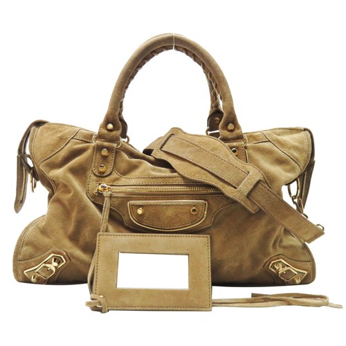 BALENCIAGA Gold Metallic Edge Hardware 