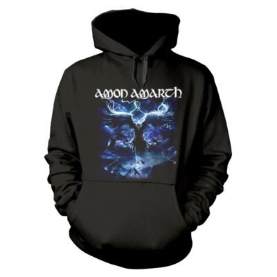 Amon Amarth 'Raven's Flight' Pullover Hoodie - NEW