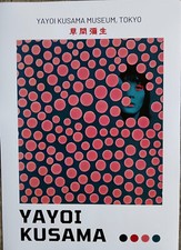 yayoi kusama  - portait caché -  AFFICHE POSTER